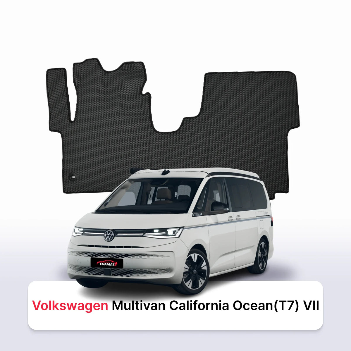Tapis 3D EVA pour Volkswagen Multivan Califor nia Ocean(T7) VII gén 2021-2027 MONOSPACE