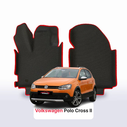 Tapis 3D EVA pour Volkswagen Polo Cross II gén 2009-2017 BERLINE À HAYON 5 PORTES