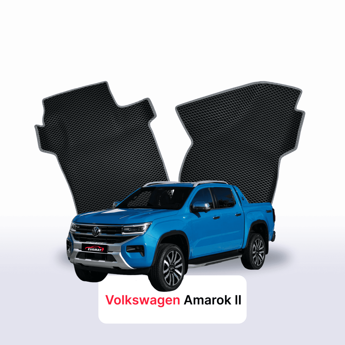 Tapis 3D EVA pour Volkswagen Amarok II gén 2022-2028 PICK-UP DOUBLE CABINE