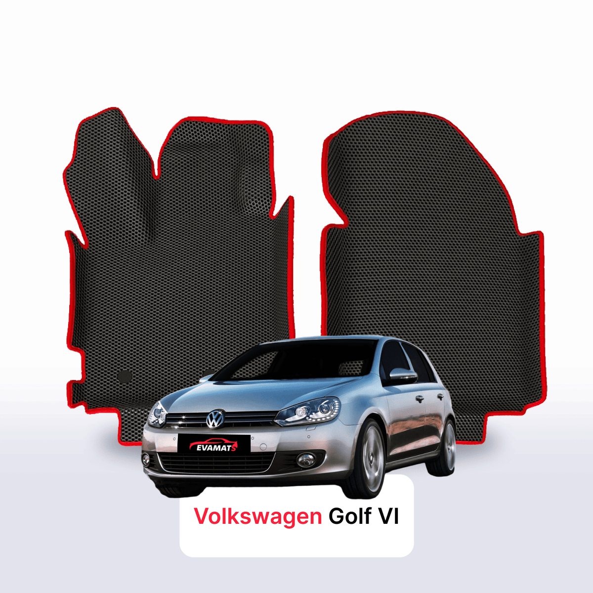 Tapis 3D EVA pour Volkswagen Golf (MK6) VI gén 2008-2012 BERLINE À HAYON 5 PORTES