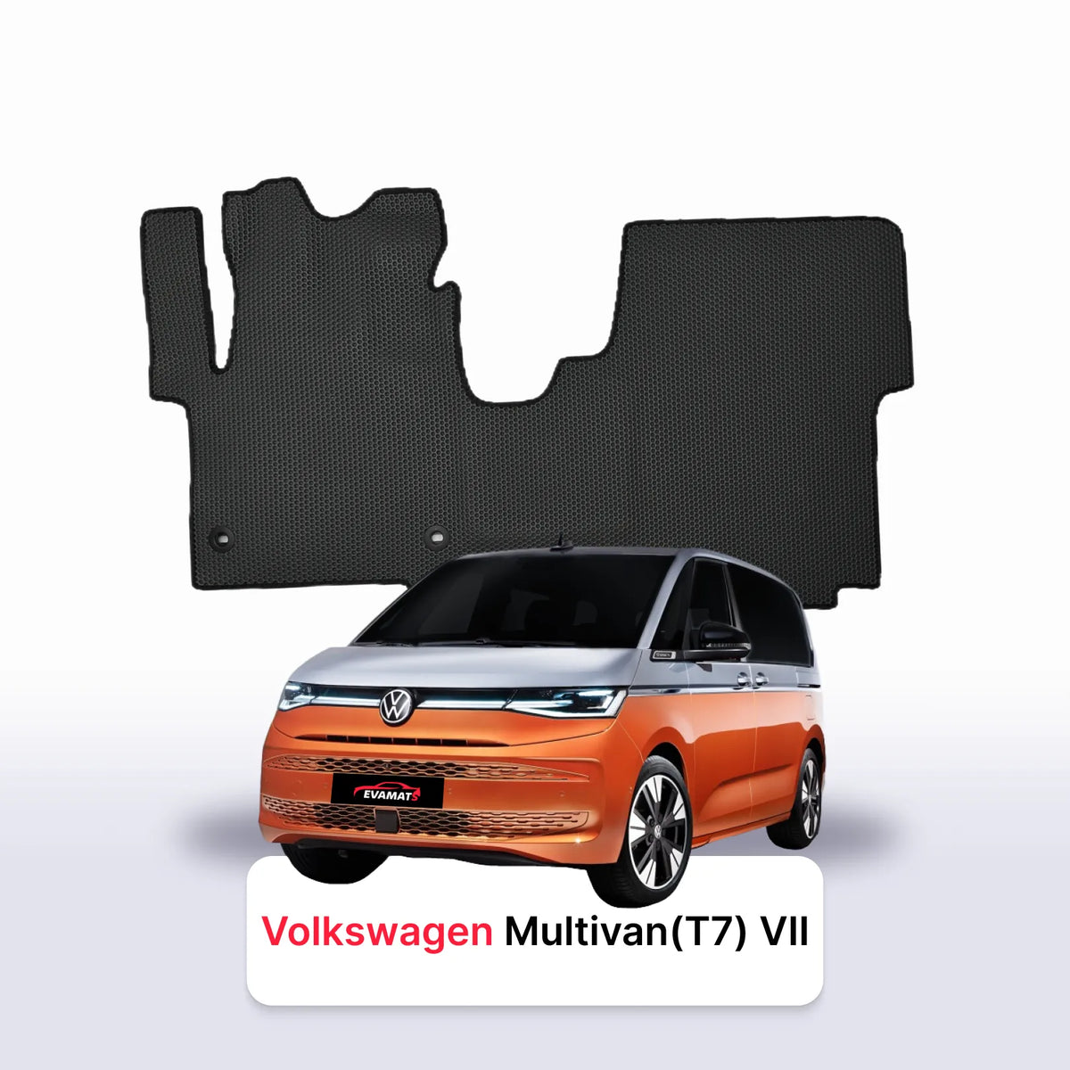 Tapis 3D EVA pour Volkswagen Multivan(T7) VII gén 2021-2028 MONOSPACE