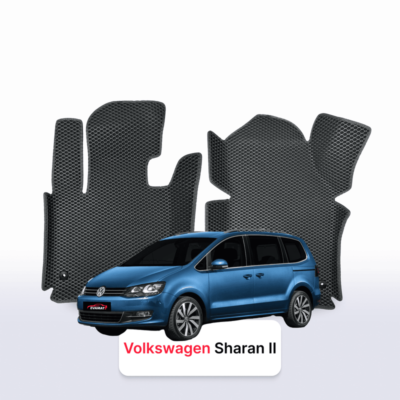 Tapis 3D EVA pour Volkswagen Sharan II gén 2010-2022 MONOSPACE