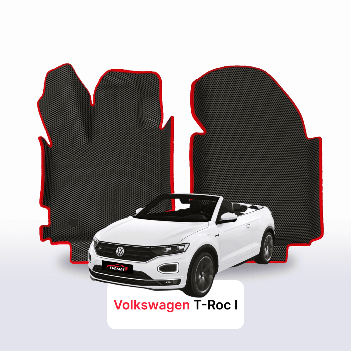 Tapis 3D EVA pour Volkswagen T-Roc I gén 2017-2026 SUV CABRIOLET