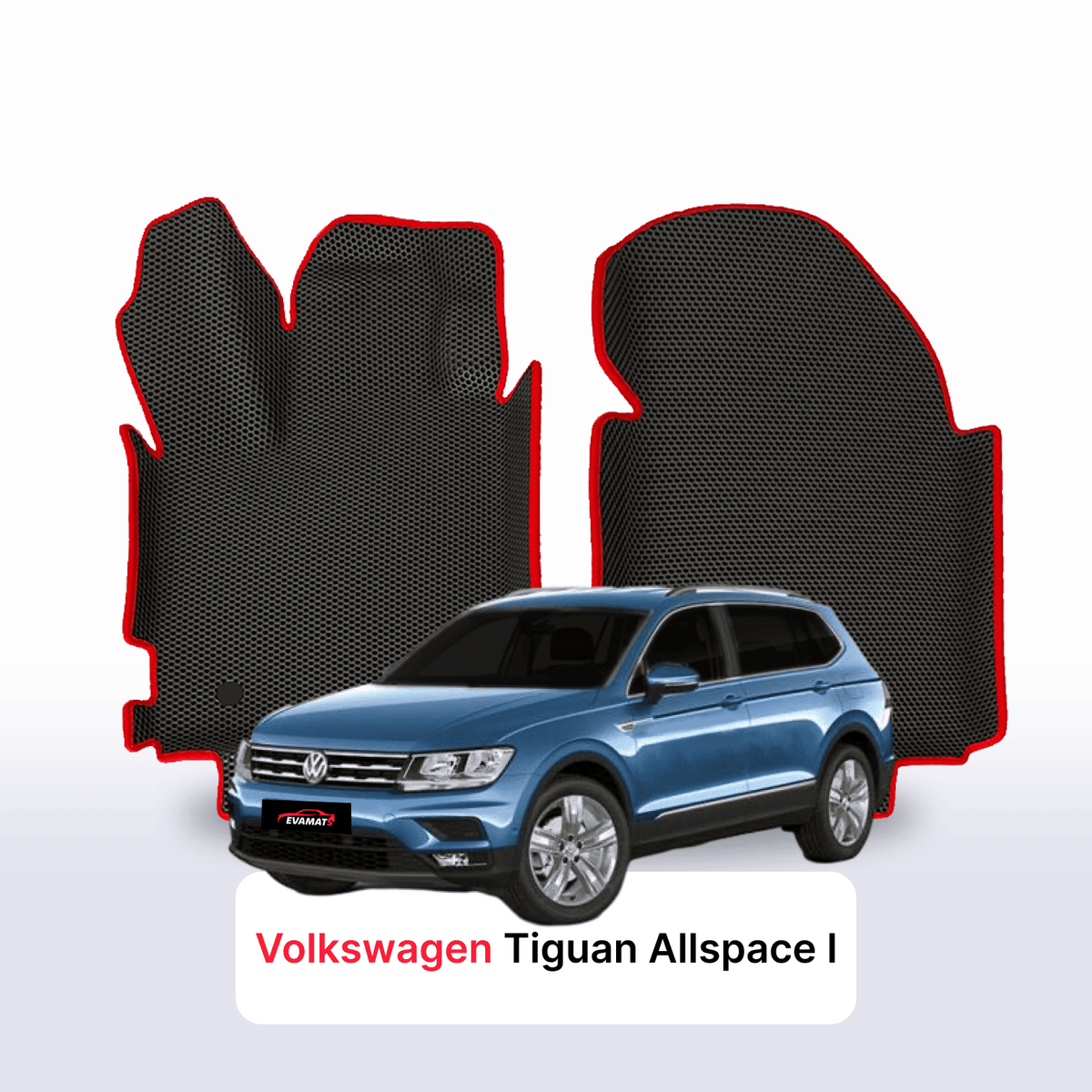 Tapis 3D EVA pour Volkswagen Tiguan Allspace I gén 2016-2024 SUV 5 PLACES