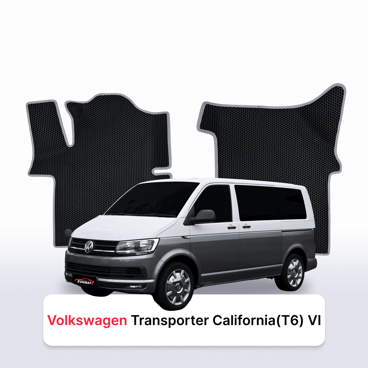 Tapis 3D EVA pour Volkswagen Transporter Califor nia(T6) VI gén 2015-2021 MONOSPACE