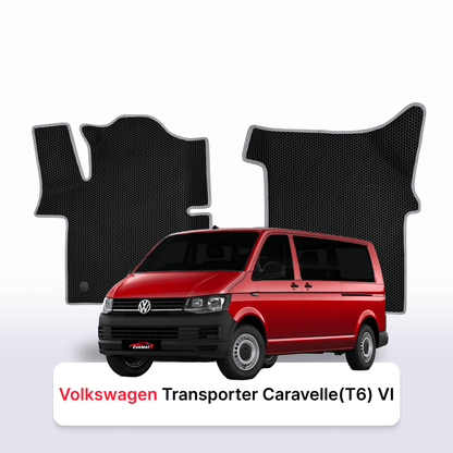 Tapis 3D EVA pour Volkswagen Transporter Caravelle(T6) VI gén 2015-2026 MONOSPACE