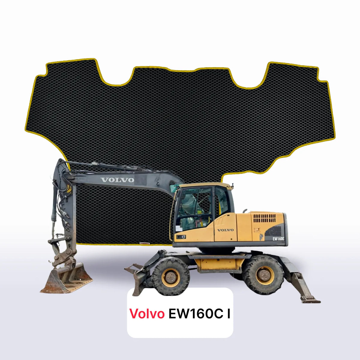Tapis 3D EVA pour Volvo EW160C 1 gén 2007-2012 PELLETEUSE