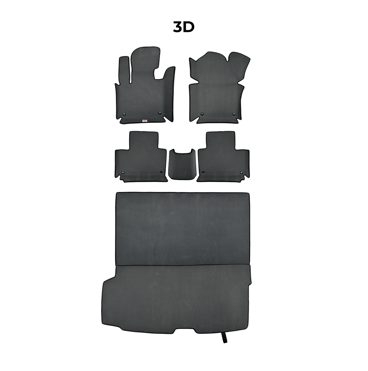 Tapis 3D EVA pour BAIC BJ60 1 gén 2022-2027 SUV 7 PLACES