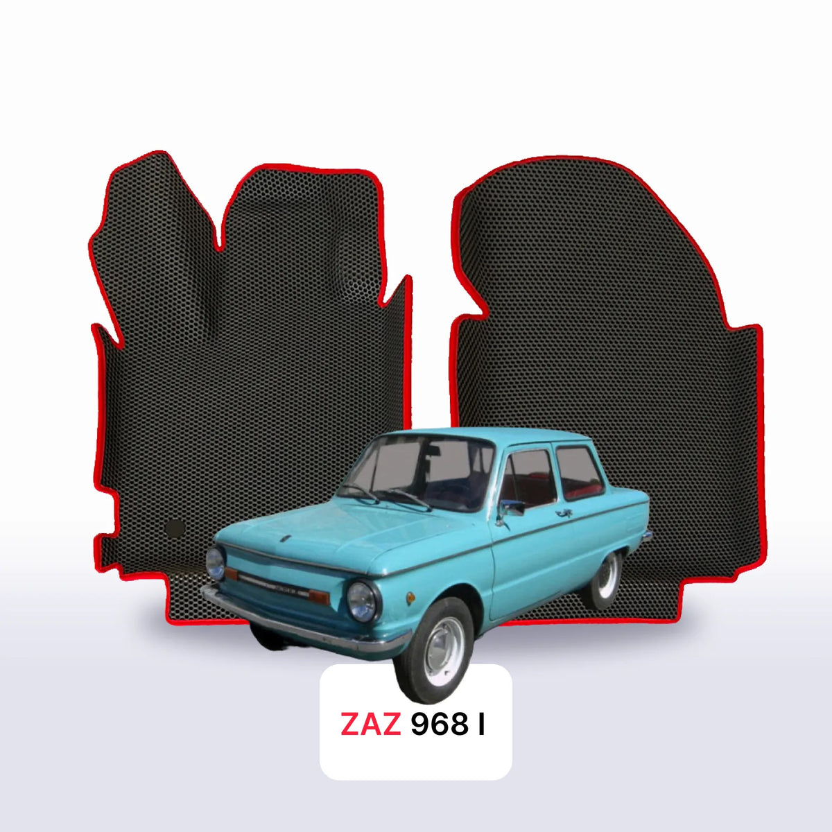 Tapis 3D EVA pour Zaz-968 1 gén 1971-1994 BERLINE 2 PORTES