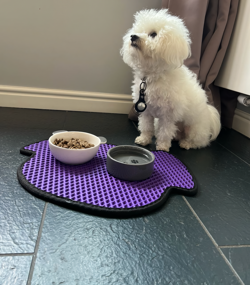 Tapis pour gamelle de chien