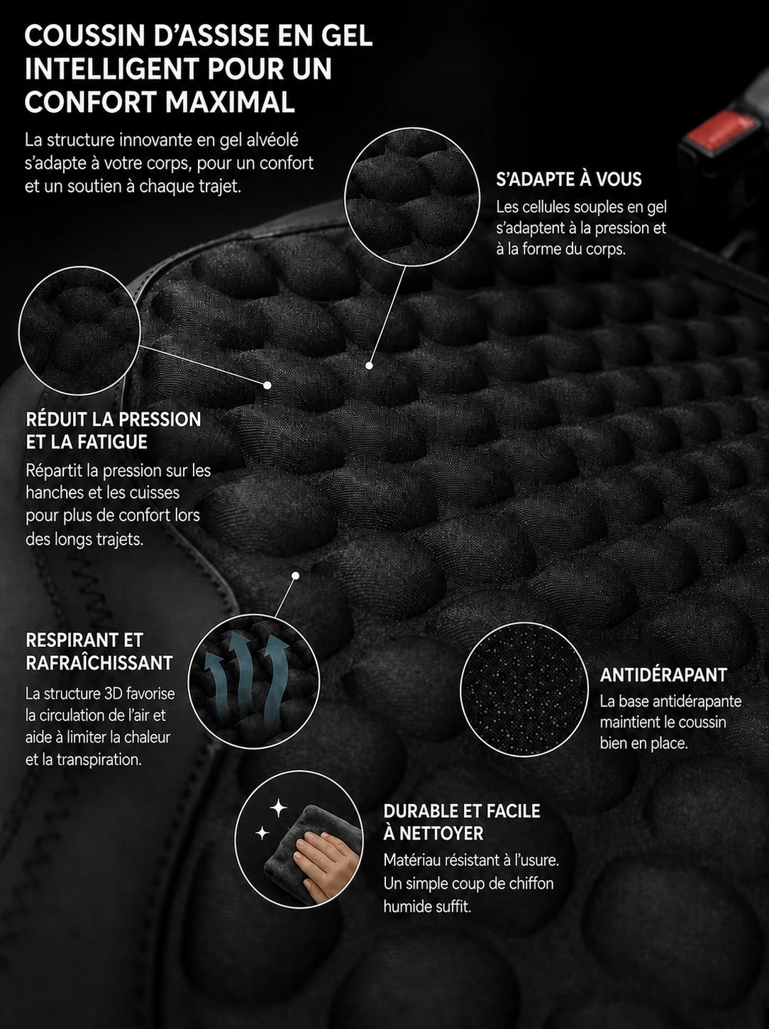 Universal Car Seat Cushion - image 3