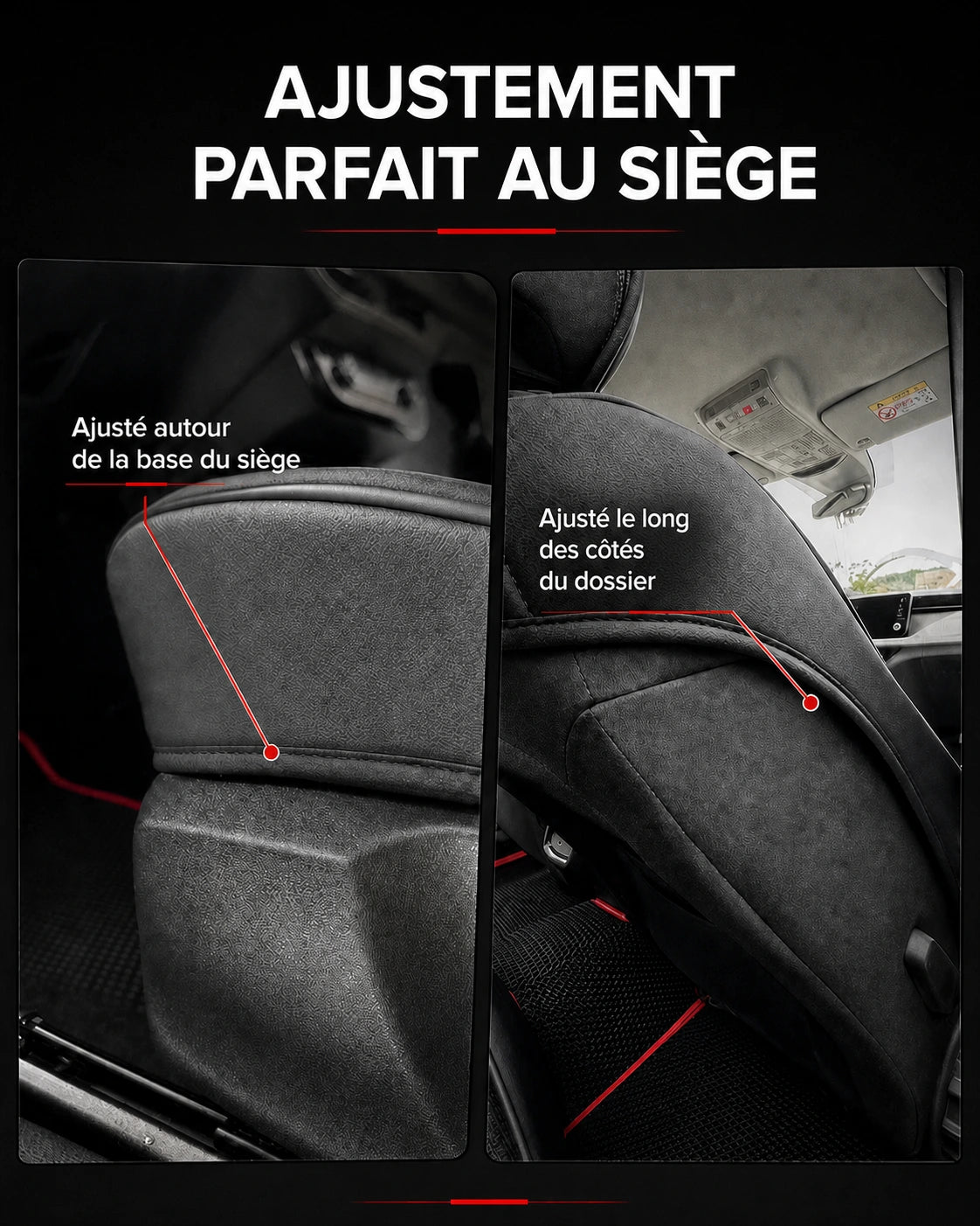 Universal 5D Premium Sport Seat Covers - image 4