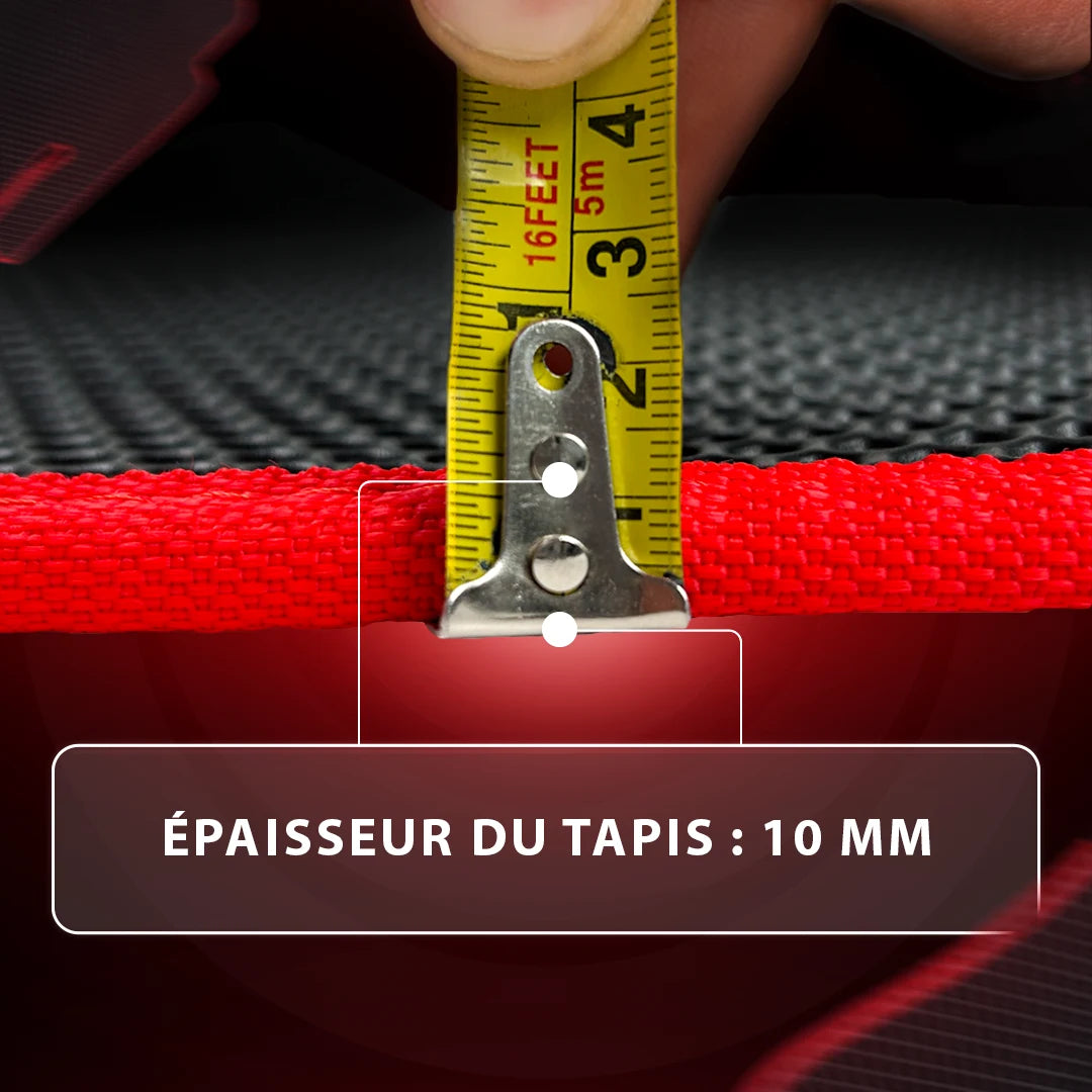 Épaisseur du tapis Carvion de 10 mm
