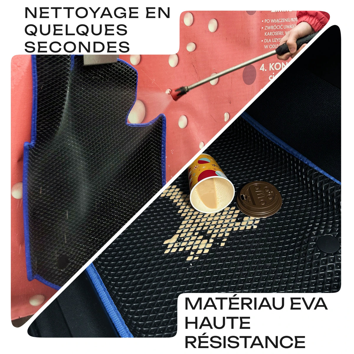 Nettoyage rapide et matériau EVA haute résistance