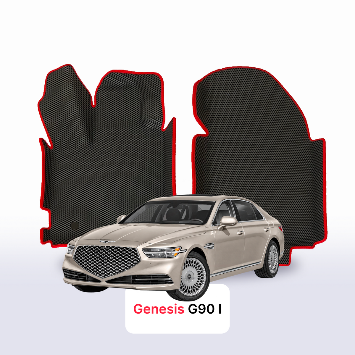Tapis 3D EVA pour Genesis G90 2 gén 2021-2027 BERLINE