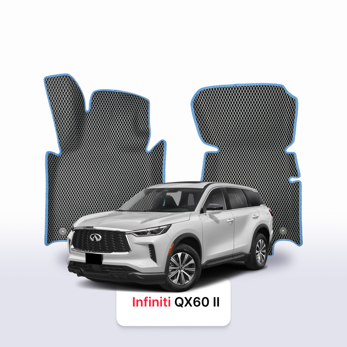 Tapis 3D EVA pour Infiniti QX60 2 gén 2021-2028 SUV 7 PLACES