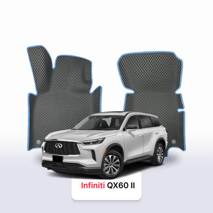 Tapis 3D EVA pour Infiniti QX60 2 gén 2021-2028 SUV 7 PLACES