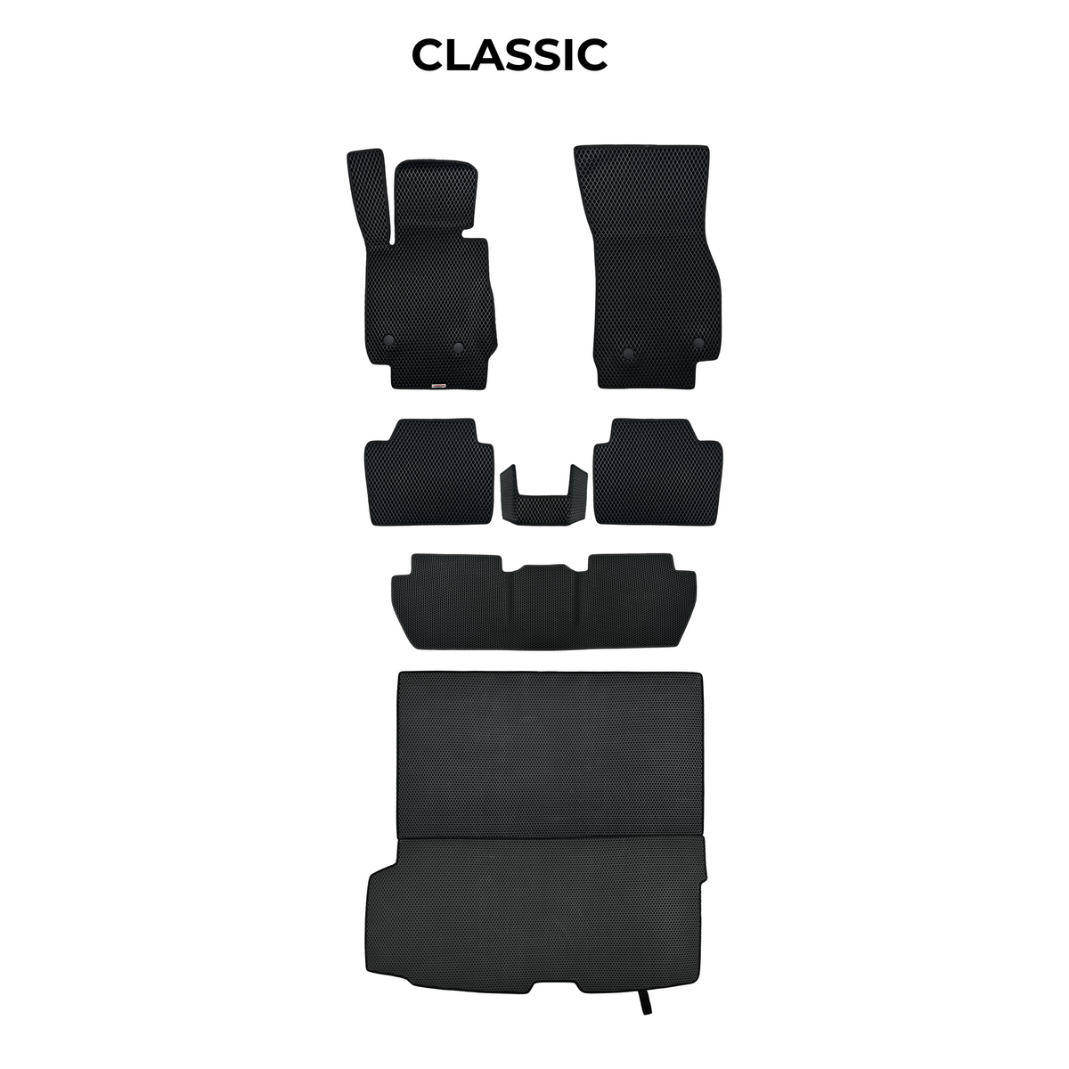Tapis 3D EVA pour Toyota Sequoia (XK60) 2 gén 2008-2022 SUV 7 PLACES