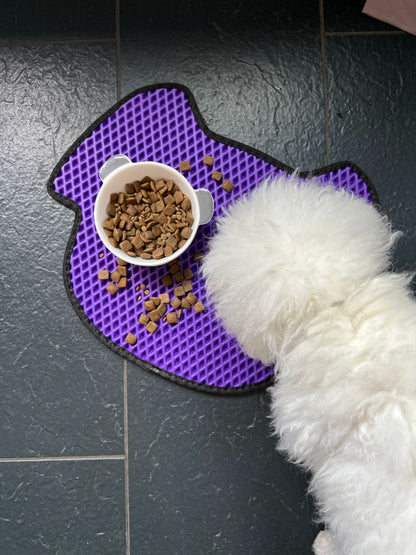 Tapis pour gamelle de chien