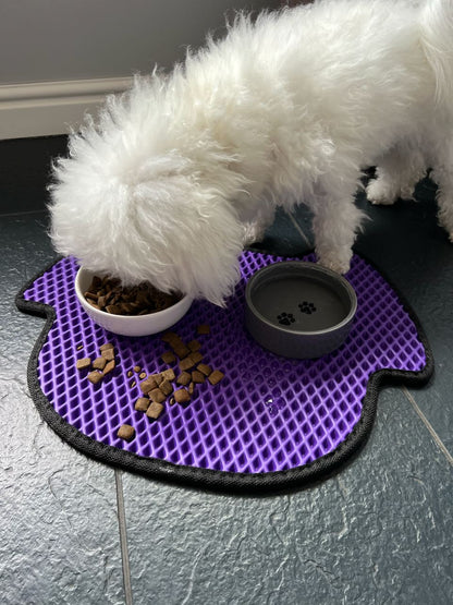 Tapis pour gamelle de chien