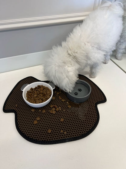 Tapis pour gamelle de chien