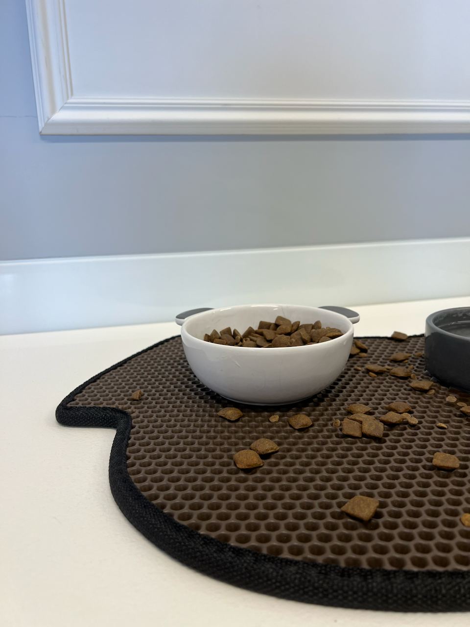 Tapis pour gamelle de chien