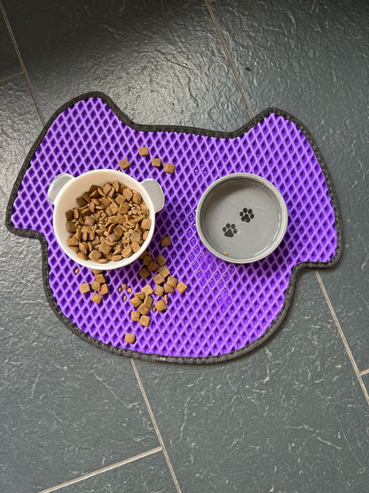 Tapis pour gamelle de chien