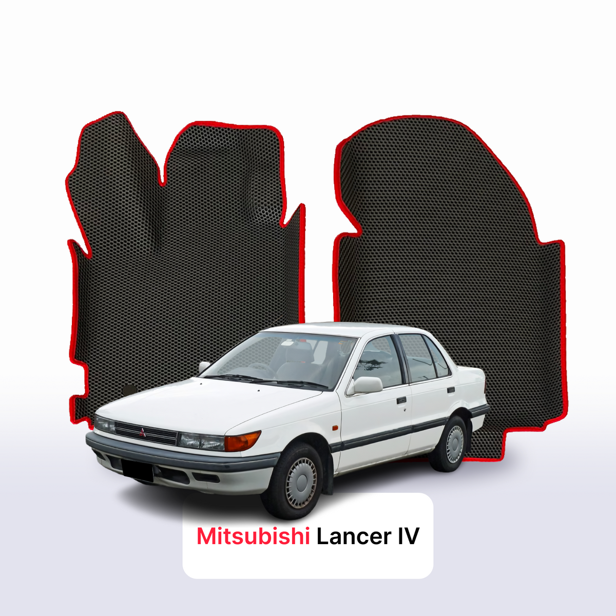 Tapis 3D EVA pour Mitsubishi Lancer 4 gén 1988-1991 BERLINE