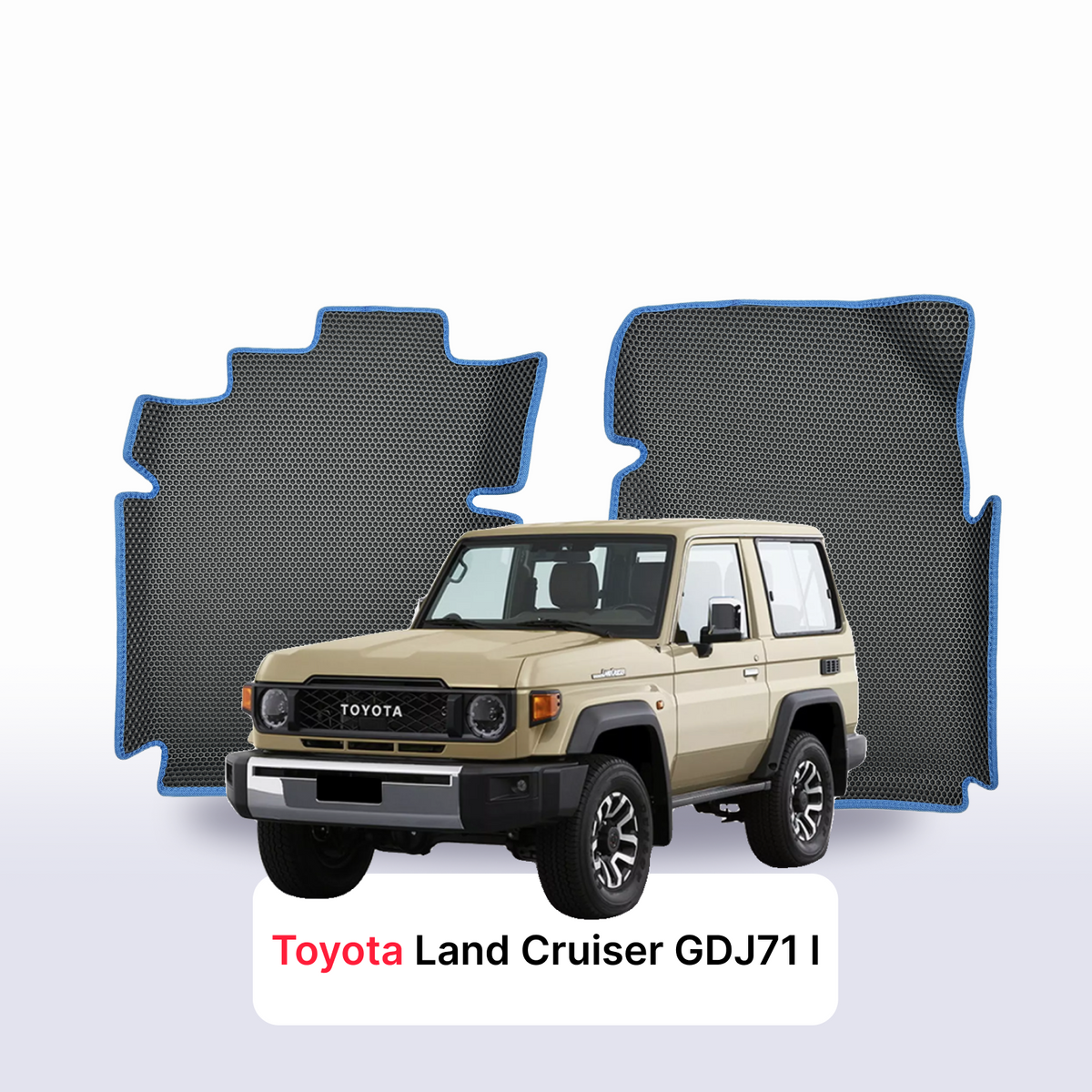 Tapis 3D EVA pour Toyota Land Cruiser GDJ71 z arabii 1 gén 2024-2027 SUV 3 PORTES