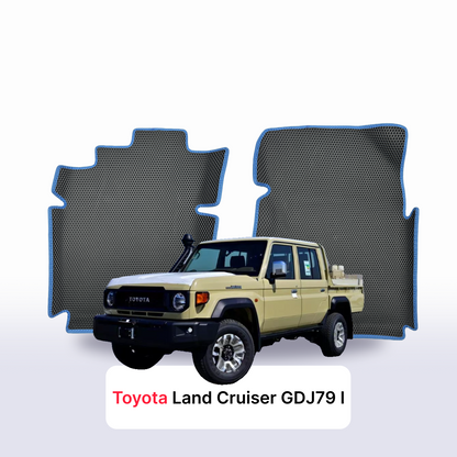 Tapis 3D EVA pour Toyota Land Cruiser GDJ79 z arabii 1 gén 2024-2027 PICK-UP DOUBLE CABINE