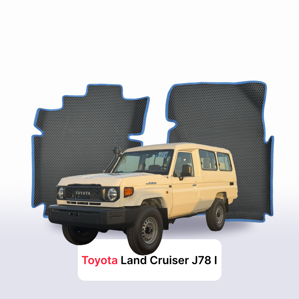 Tapis 3D EVA pour Toyota Land Cruiser J78 z arabii 1 gén 2024-2027 SUV 3 PORTES